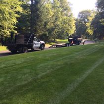 Photo of mowed lawn