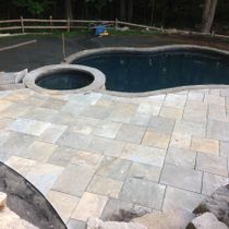 Photo of pool being constructed